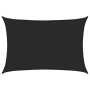 Toldo de vela HDPE negro 160 g/m² 2x3 m