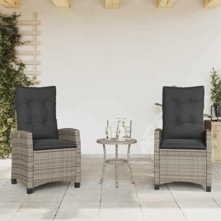 Gartenliegestühle und -kissen 2 Stück synthetisches Rattangrau von , Gartenstühle - Ref: Foro24-365219, Preis: 231,01 €, Raba...