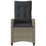 Reclining garden armchairs and 2 gray synthetic rattan cushions by , Garden chairs - Ref: Foro24-365219, Price: 231,01 €, Dis...