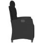 Gartensessel mit Fußstütze PE Rattan schwarz von , Gartenstühle - Ref: Foro24-365233, Preis: 167,40 €, Rabatt: %