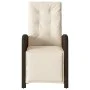 Gartensessel und Fußstütze 2 Stk. PE Rattan braun von , Gartenstühle - Ref: Foro24-365194, Preis: 279,34 €, Rabatt: %