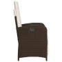 Gartensessel und Fußstütze 2 Stk. PE Rattan braun von , Gartenstühle - Ref: Foro24-365194, Preis: 279,34 €, Rabatt: %