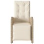 Gartenrelaxsessel mit Fußstütze 2 Stk. PE Rattan beige von , Gartenstühle - Ref: Foro24-365196, Preis: 264,95 €, Rabatt: %