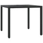 5-teiliges Gartenmöbel-Set mit schwarzen synthetischen Rattankissen von , Gartensets - Ref: Foro24-3212019, Preis: 436,69 €, ...