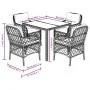 5-teiliges Gartenmöbel-Set mit schwarzen synthetischen Rattankissen von , Gartensets - Ref: Foro24-3212019, Preis: 481,66 €, ...
