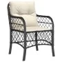 5-teiliges Gartenmöbel-Set mit Kissen synthetisches Rattan schwarz von , Gartensets - Ref: Foro24-3212038, Preis: 567,10 €, R...