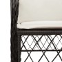 5-teiliges Gartenmöbel-Set mit Kissen synthetisches Rattan schwarz von , Gartensets - Ref: Foro24-3212038, Preis: 491,01 €, R...