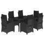 7-piece garden dining set with black synthetic rattan cushions by , Garden sets - Ref: Foro24-3212639, Price: 940,17 €, Disco...