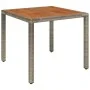 5-teiliges Garten-Esszimmerset mit synthetischen Rattankissen grau von , Gartensets - Ref: Foro24-3212672, Preis: 702,60 €, R...
