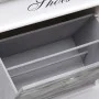 Mueble zapatero de madera de Paulownia gris 50x28x58 cm de vidaXL, Zapateros y organizadores de calzado - Ref: Foro24-284081,...