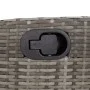 Garden dining set 9 pieces and gray synthetic rattan cushions by , Garden sets - Ref: Foro24-3212651, Price: 1,00 €, Discount: %