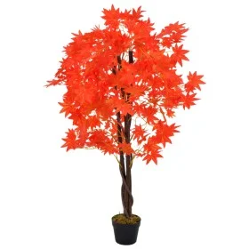 Planta artificial árbol de arce con macetero rojo 120 cm by vidaXL, artificial flora - Ref: Foro24-280195, Price: 55,96 €, Di...