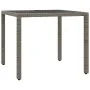 5-teiliges Garten-Esszimmerset mit synthetischen Rattankissen grau von , Gartensets - Ref: Foro24-3212031, Preis: 457,03 €, R...