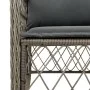 5-teiliges Garten-Esszimmerset mit synthetischen Rattankissen grau von , Gartensets - Ref: Foro24-3212031, Preis: 457,03 €, R...