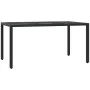 Set de comedor de jardín 7 pzas y cojines ratán sintético negro de , Conjuntos de jardín - Ref: Foro24-3212027, Precio: 694,6...
