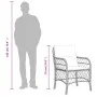 5-piece garden dining set with gray synthetic rattan cushions by , Garden sets - Ref: Foro24-3212050, Price: 513,65 €, Discou...