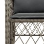 7-teiliges Garten-Esszimmerset und Kissen synthetisches Rattangrau von , Gartensets - Ref: Foro24-3212129, Preis: 771,59 €, R...