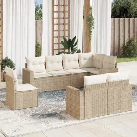 Garden sofa set with beige cushions 8 pcs PE rattan by , Modular outdoor sofas - Ref: Foro24-3251575, Price: 607,99 €, Discou...