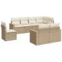 Gartensofa-Set mit beigen Kissen 8 Stück PE-Rattan von , Modulare Sofas für den Außenbereich - Ref: Foro24-3251575, Preis: 60...