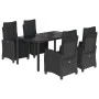 5-piece garden furniture set with black synthetic rattan cushions by , Garden sets - Ref: Foro24-3212890, Price: 790,55 €, Di...