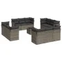 Garden sofa set with cushions 13 pieces gray synthetic rattan by , Garden sets - Ref: Foro24-3249179, Price: 862,68 €, Discou...