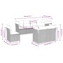 Set Gartensofas mit beigen Kissen 8 Stück PE Rattan von , Gartensets - Ref: Foro24-3249767, Preis: 566,20 €, Rabatt: %