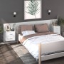 Glänzend weißer Wand-Nachttisch von vidaXL, Nachttische - Ref: Foro24-811001, Preis: 46,55 €, Rabatt: %