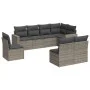 Garden sofa set 8 pieces and gray synthetic rattan cushions by , Modular outdoor sofas - Ref: Foro24-3251407, Price: 491,59 €...