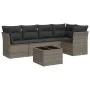 6-piece garden furniture set with gray synthetic rattan cushions by , Garden sets - Ref: Foro24-3249449, Price: 364,32 €, Dis...