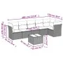 Set of 7-piece garden sofas and beige synthetic rattan cushions by , Garden sets - Ref: Foro24-3249507, Price: 461,11 €, Disc...