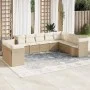 Garden sofa set with beige cushions, 10 pieces, made of synthetic rattan. by , Garden sets - Ref: Foro24-3249697, Price: 669,...