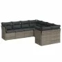 8-piece garden sofa set and gray synthetic rattan cushions by , Garden sets - Ref: Foro24-3250429, Price: 498,41 €, Discount: %