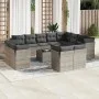 Garden sofa set with cushions 13 pieces gray synthetic rattan by , Garden sets - Ref: Foro24-3250379, Price: 849,13 €, Discou...