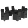 7-piece garden dining set and black synthetic rattan cushions by , Garden sets - Ref: Foro24-3212459, Price: 901,47 €, Discou...