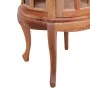 Solid natural mahogany wood display cabinet 50x50x76 cm by vidaXL, Side tables - Ref: Foro24-283844, Price: 226,90 €, Discoun...