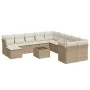 Garden sofa set 12 pieces and brown synthetic rattan cushions by , Garden sets - Ref: Foro24-3250457, Price: 795,68 €, Discou...