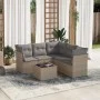 Juego de sofás jardín con cojines 6 pzas ratán sintético beige de , Conjuntos de jardín - Ref: Foro24-3249468, Precio: 391,65...
