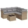 Juego de sofás jardín con cojines 6 pzas ratán sintético beige de , Conjuntos de jardín - Ref: Foro24-3249468, Precio: 391,65...