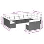 Garden sofa set 12 pieces with gray synthetic rattan cushions by , Garden sets - Ref: Foro24-3250209, Price: 659,50 €, Discou...