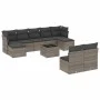 Set de sofás de jardín 10 pzas con cojines ratán sintético gris de , Conjuntos de jardín - Ref: Foro24-3250119, Precio: 555,0...