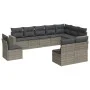 10-piece garden sofa set with gray synthetic rattan cushions by , Modular outdoor sofas - Ref: Foro24-3251447, Price: 601,29 ...