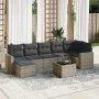 8-piece garden sofa set and gray synthetic rattan cushions by , Modular outdoor sofas - Ref: Foro24-3251627, Price: 483,12 €,...