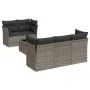 Set de muebles de jardín 6 pzas y cojines ratán sintético gris de , Conjuntos de jardín - Ref: Foro24-3249089, Precio: 379,38...