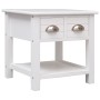 Mesa auxiliar madera de Paulownia blanco 40x40x40 cm de vidaXL, Mesas auxiliares - Ref: Foro24-284068, Precio: 41,01 €, Descu...