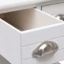 Mesa auxiliar madera de Paulownia blanco 40x40x40 cm de vidaXL, Mesas auxiliares - Ref: Foro24-284068, Precio: 38,60 €, Descu...