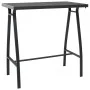 High table and garden bar stools 7 pieces black and gray by , Garden sets - Ref: Foro24-3073578, Price: 661,60 €, Discount: %