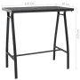 High table and garden bar stools 7 pieces black and gray by , Garden sets - Ref: Foro24-3073578, Price: 661,60 €, Discount: %