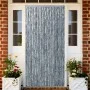 White and grey chenille mosquito net curtain 90x220 cm by vidaXL, Mosquito nets for windows - Ref: Foro24-284280, Price: 61,0...