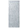 Weißer und grauer Chenille-Moskitonetzvorhang 90x220 cm von vidaXL, Moskitonetze für Fenster - Ref: Foro24-284280, Preis: 54,...