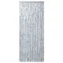 White and grey chenille mosquito net curtain 90x220 cm by vidaXL, Mosquito nets for windows - Ref: Foro24-284280, Price: 61,0...